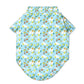 Sky Blue Printed Velvet Shirt for Dog | Soft and Warm