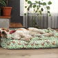 Light Green Plush Lounger Dog and Cat Bed