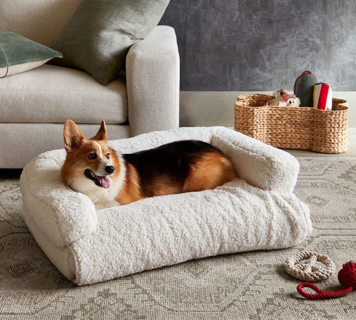 Cream Hypoallergenic Summer Extra Soft and Comfortable Dog Bed