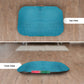 Torqoiuse Rectangle Shape Dog Bed for Summer Season