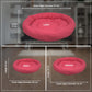 Pink Round Shape Dog Bed for Summer Season