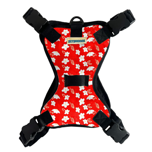 Flora Printed No-Pull/No Choke Comfortable Dog Vest Harness | Adjustable Soft Padded Vest for Dogs