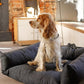 Grey Handmade Luxury and Orthopedic Dog Bed