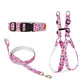 Pink Ice Cream Dog Collar, Leash & Harness Combo Set