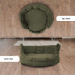 Green Round Shape Extra Soft and Orthopaedic Dog Bed