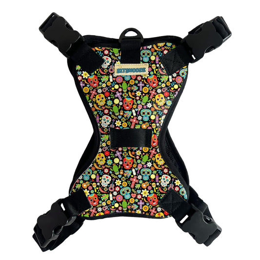 Black No-Pull/No Choke Comfortable Dog Vest Harness | Adjustable Soft Padded Vest for Dogs
