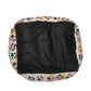 Multi White Printed Plush Lounger Dog and Cat Bed