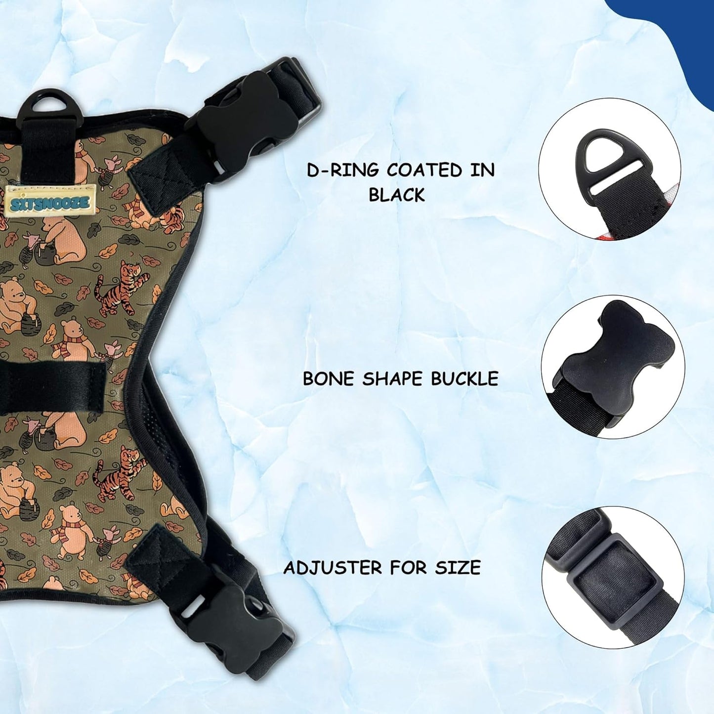 Green No-Pull/No Choke Comfortable Dog Vest Harness | Adjustable Soft Padded Vest for Dogs