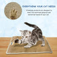 Natural Coir Cat Scratcher Mat with Anti-Slip | Durable Floor Scratch Pad Rug for Cats & Kittens
