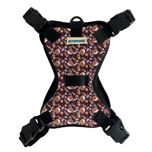 Brown No-Pull/No Choke Comfortable Dog Vest Harness | Adjustable Soft Padded Vest for Dogs