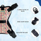 Light Pink No-Pull/No Choke Comfortable Dog Vest Harness | Adjustable Soft Padded Vest for Dogs