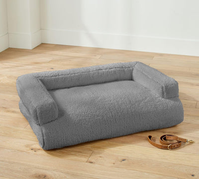 Grey Hypoallergenic Summer Extra Soft and Comfortable Dog Bed