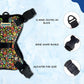 Black No-Pull/No Choke Comfortable Dog Vest Harness | Adjustable Soft Padded Vest for Dogs