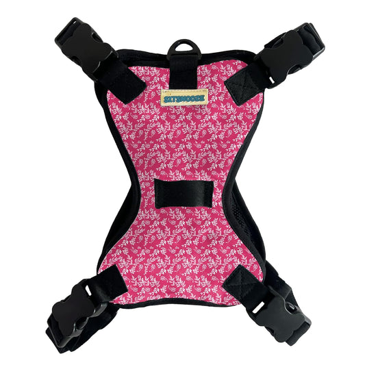 Pink White No-Pull/No Choke Comfortable Dog Vest Harness | Adjustable Soft Padded Vest for Dogs