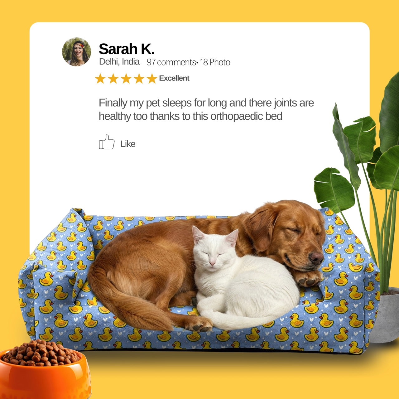 Lounger Duck Print Sofa Bed