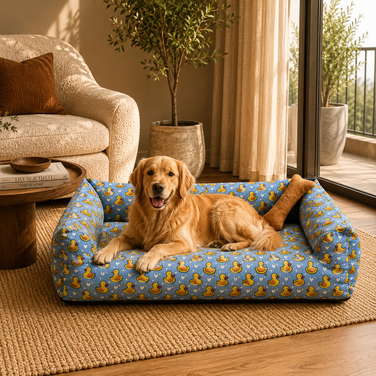 Royal Lounger Print Sofa Bed