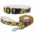 SplashCamo Collar & Matching Leash