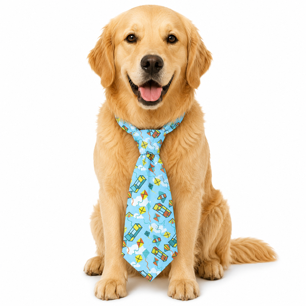 Kite Day Printed Tie