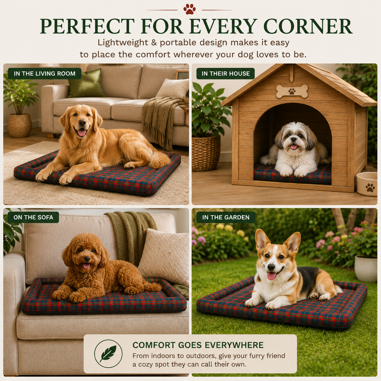SnoozePad Cooling Dog Bed