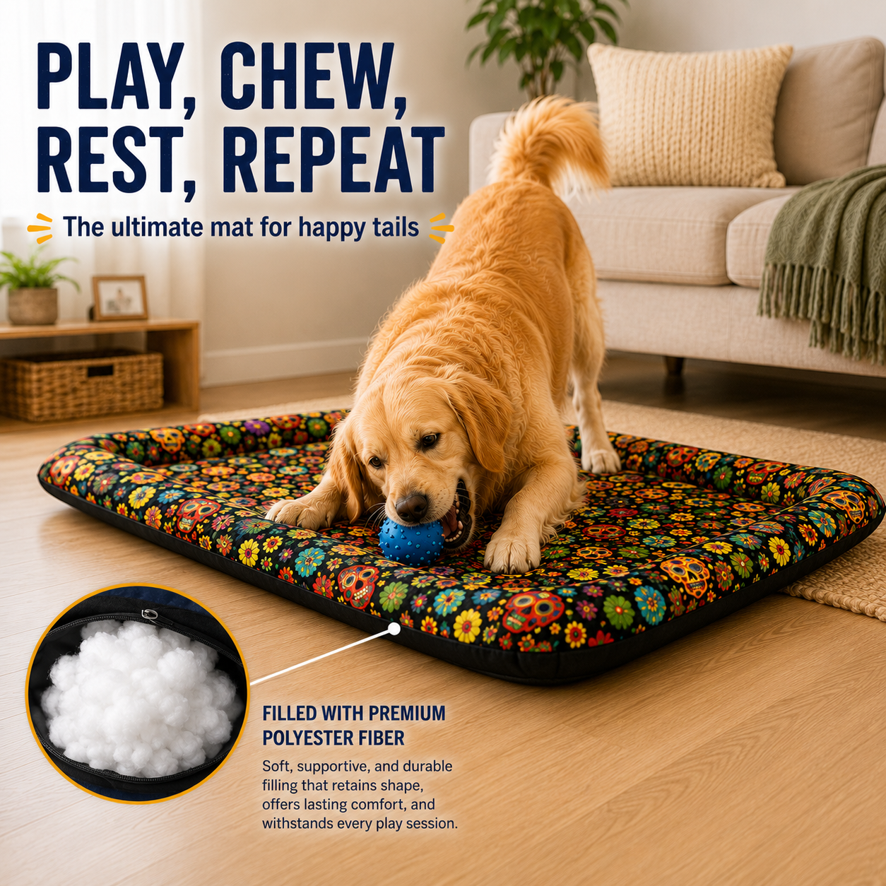 SnoozePad Mat Skull