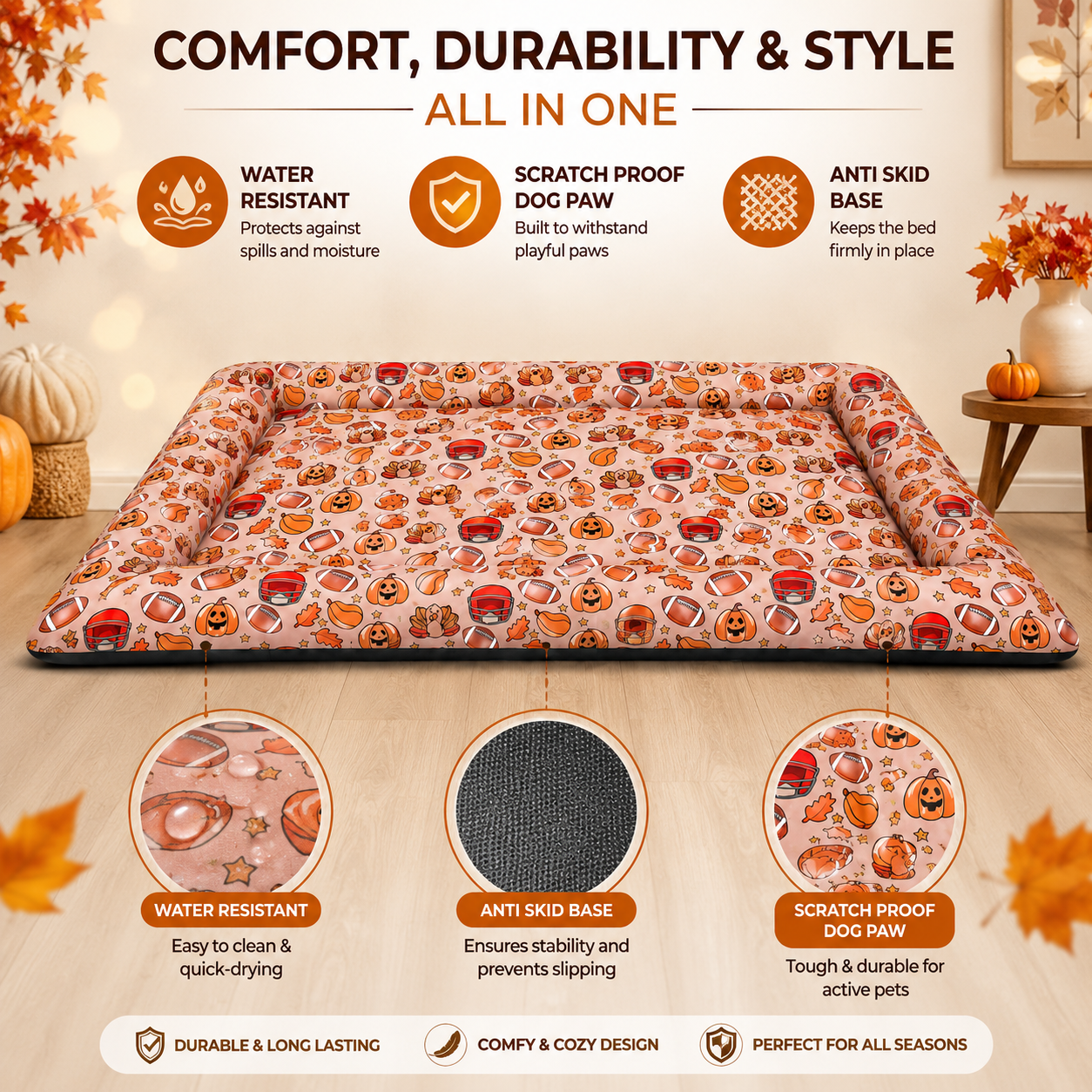 SnoozePad Mat Pumpkin