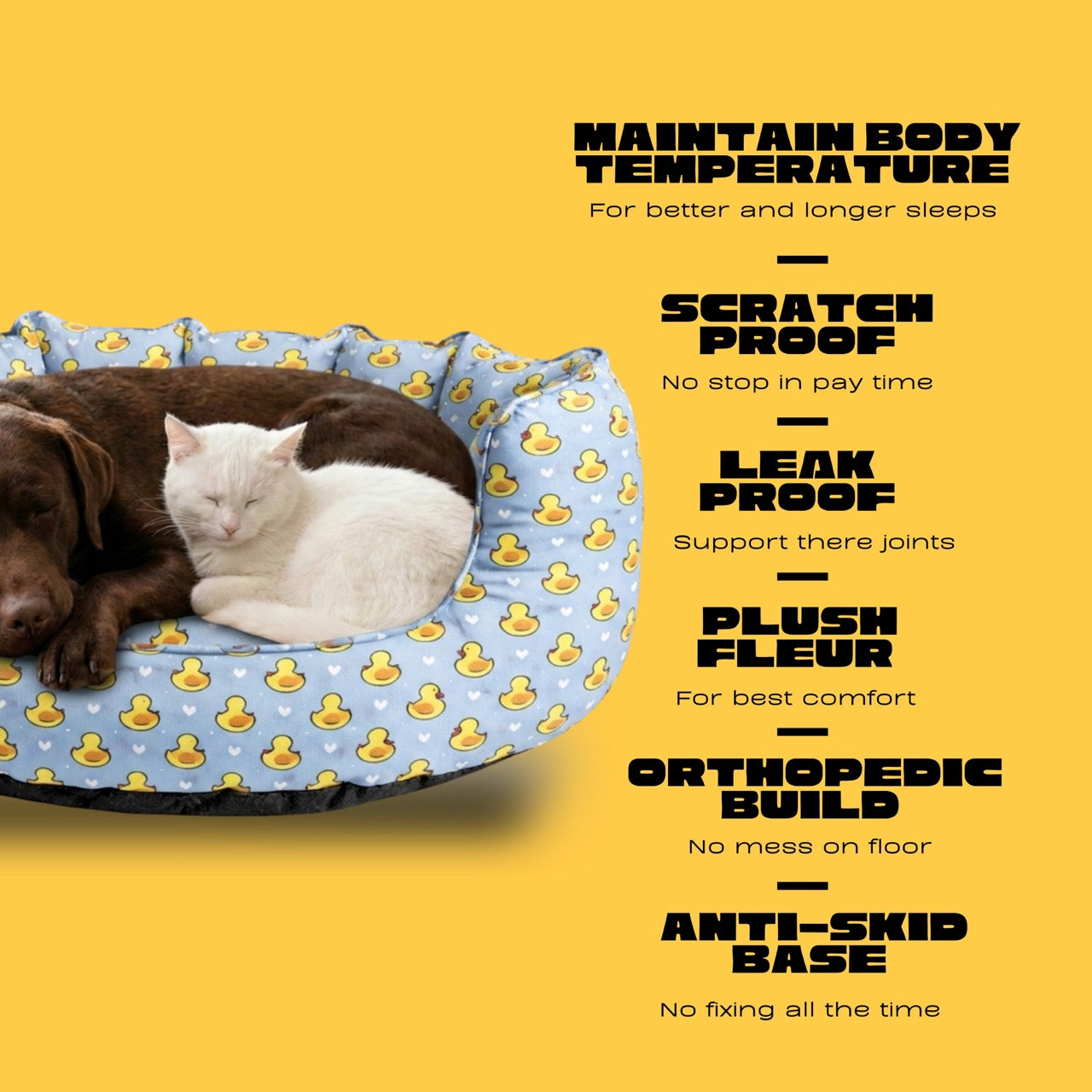 SnoozeSofa Duck Print Bed