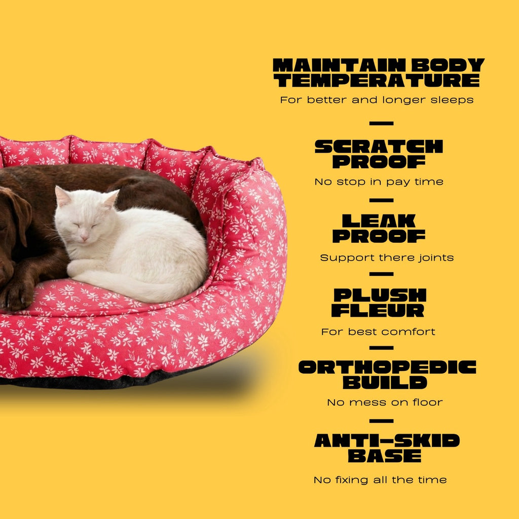 SnoozeSofa Fall Print Bed