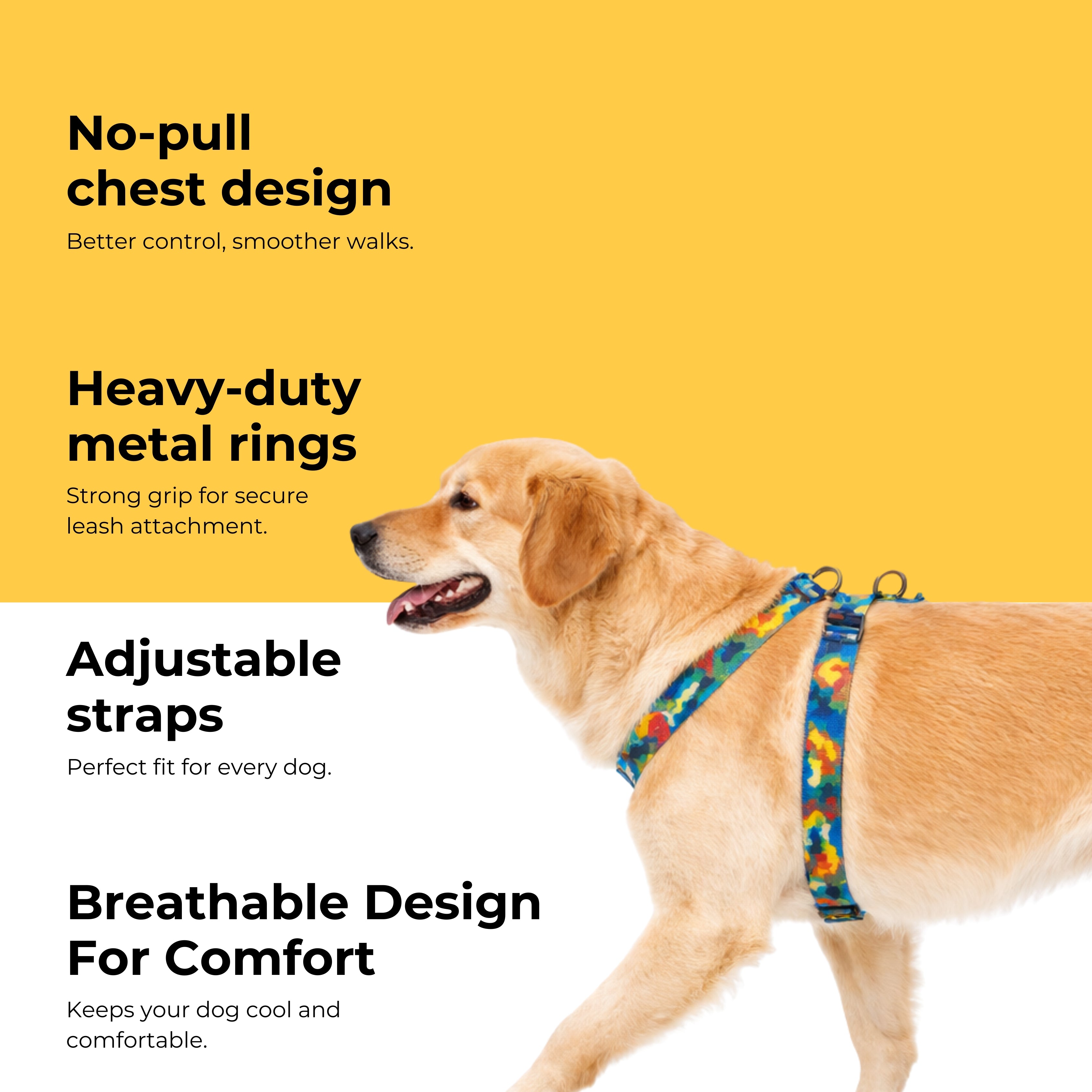 SplashCamo Harness & Matching Leash