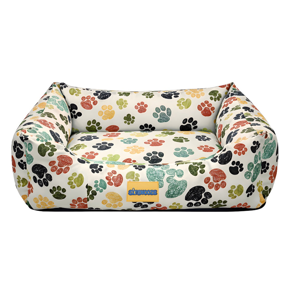 ComfortNest Forest Paw Print Bed