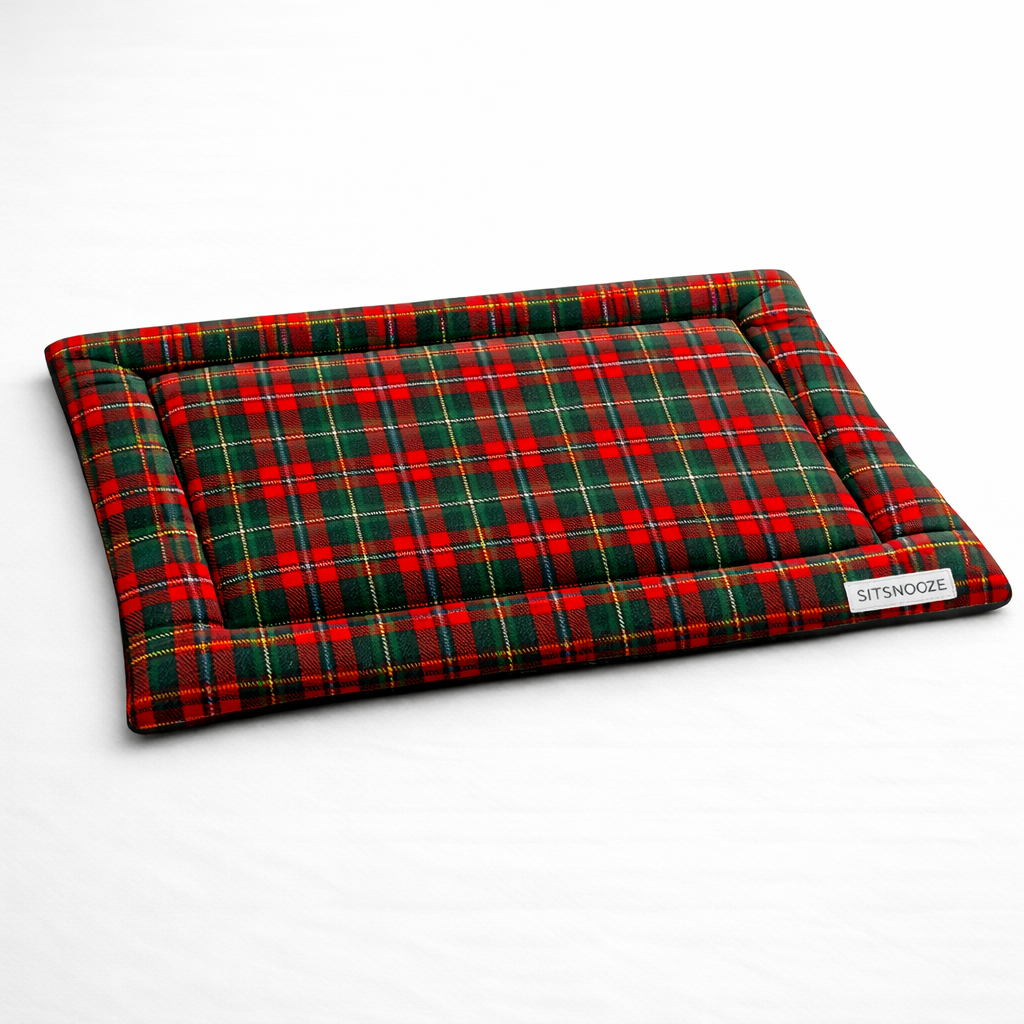SnoozePad Mat Red Green Stripe