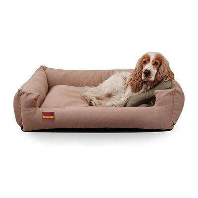 Beige Rectangle Shape Orthopaedic Dog and Cat Bed