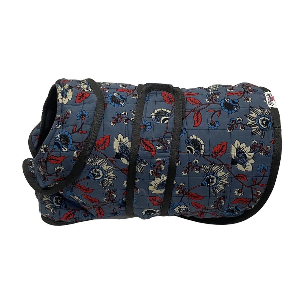 Blue Elite Printed Super Soft Warm Dog/Cat Jacket for Winter
