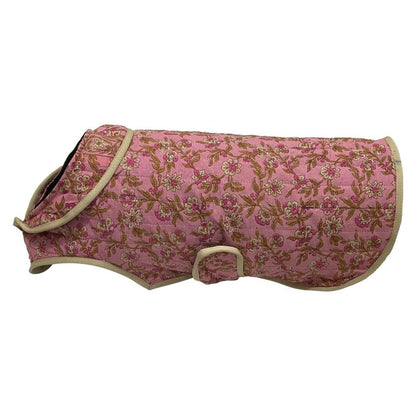 Pink Elite Printed Super Soft Warm Dog/Cat Jacket for Winter