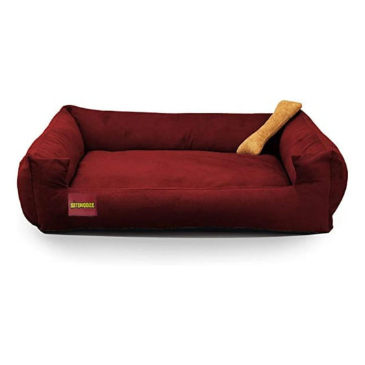 Red Rectangle Shape Orthopaedic Dog and Cat Bed